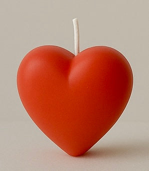 Vela Decorativa Corazón Clásico | Decoración Hogar | Regalo Romántico o Autocuidado