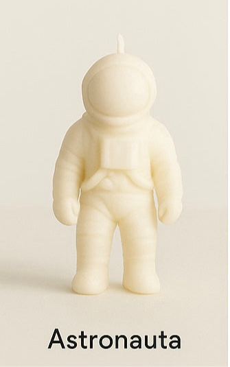 Vela Decorativa Astronauta | Diseño Premium | Decoración Moderna