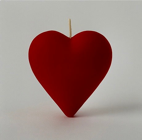 Vela Decorativa Corazón Clásico | Decoración Hogar | Regalo Romántico o Autocuidado