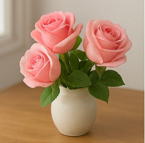 Vela Decorativa | Bouquet Chico | Diseño Artesanal | Detalle Elegante