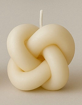Vela Decorativa Nudo | Diseño Elegante |
