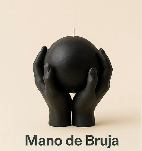Vela Decorativa Mano de Bruja | Halloween | Terror Elegante | Pieza de Colección